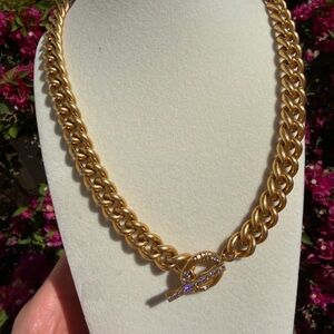 Kendra Scott Whitley Chain Necklace Vintage Gold